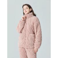 2021睡衣女冬长袖珊瑚绒加厚法兰绒保暖高领居家服套装女