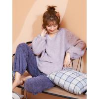 暖暖加绒加厚法兰绒睡衣秋冬季女珊瑚绒居家服套装羊羔毛绒可外穿