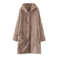 2020新冬季加厚连帽浴袍 居家服子睡衣大码珊瑚绒居家服特价