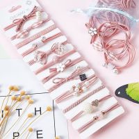 韩版头绳女绑发简约网红手链式发圈isn发绳扎头发皮筋学生头饰品