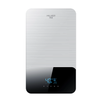 沐捷（MUJER）X3-5518速热式电热水器16升速热全智能恒温出水（黑银色）