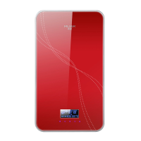 沐捷（MUJER）X6-5518速热式电热水器16升速热全智能恒温出水（红色）