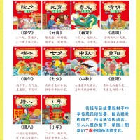 这就是中国传统节日故事绘本全10册亲子阅读幼儿园3-6-7-8岁清明端午节中秋春节小年儿童读物一年级童话故事书彩图注