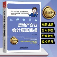 全3册 房地产企业会计与纳税真账实操从入到精通+真账实操全图解+税务风管理 营改增财税实务操作会计财务 企业全流