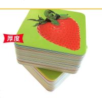 撕不烂全卡 新鲜蔬菜水果 全2盒0-3岁宝宝早教卡片 有图盒卡视觉大图卡启蒙大卡绘本图书 婴儿幼儿认知识字卡早教书籍