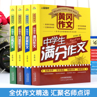 2020年版中考满分作文全4册 中学生获奖作文选大全初中生作文五年分类同步新概念热点素材初一初二初三七八九年级精