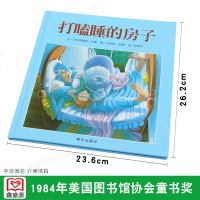 正版   打瞌睡的房子 小宝贝学画 植物 信谊世界精选图画书 0-3-6岁幼儿童情绪管理启蒙认知教育读物 精装绘本 