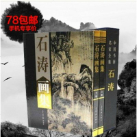 石涛画集 彩图铜版纸精装16开2卷 北京工艺美术出版社  中国书画名家全集 石涛绘画 石涛画册 石涛山水画 石涛作品