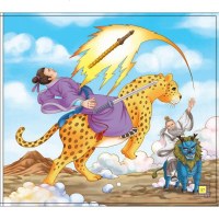 姜子牙书籍彩图注音版封神演义连环画儿童版漫画绘本神话故事书大班中班小班老师推荐中国神话故事注音版哪吒闹海绘本0-2-