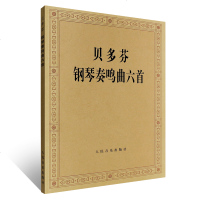 正版 贝多芬钢琴奏鸣曲六首 贝多芬钢琴基础练习曲教程  钢琴奏鸣曲集练习曲教材书 热情悲怆月光田园黎明暴风雨