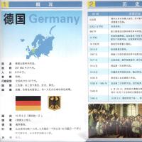 德国地图 星球版世界分国地理图系列 防水蓝对开 2020年新版