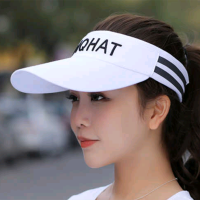 帽子女夏天街头空顶遮阳防晒男无顶帽鸭舌棒球帽韩版运动潮太阳帽