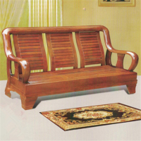 国云家居木质三人沙发GY001