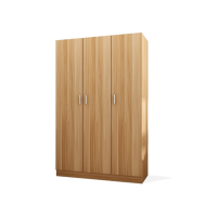 国云家居木质三门储物更衣柜GY147