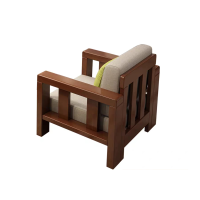 国云家居沙发木沙发接待沙发单人位GY197