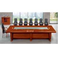 国云家居大型会议桌油漆饰面8米GY640