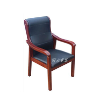国云家居实木耳朵椅会议椅办公椅GY649