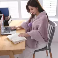 2019懒人被子多功能披肩毯子办公室小毛毯女午睡毯加厚冬季午休盖腿懒人毯披身被子