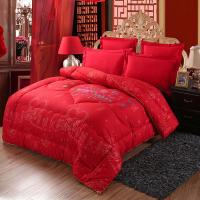 2019懒人被子多功能结婚被子喜被陪嫁大红色婚庆棉被芯双人加厚保暖冬被网红抖音同款