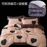 2019懒人被子多功能被子被套一体可拆卸单人学生宿舍带被套的冬被加厚保暖四季棉被芯网红抖音同款