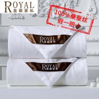 2019懒人被子多功能全棉提花双宫茧蚕丝被100%桑蚕丝被子加厚保暖冬被被芯网红抖音同款