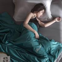 2019懒人被子多功能欧式刺绣水洗真丝空调被夏凉被单人夏季薄被子被芯双人夏天网红抖音同款