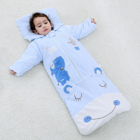 2019懒人被子多功能婴儿睡袋冬季加厚款珊瑚绒0-1-3岁儿童男秋冬小孩女宝宝防踢被子网红抖音同款