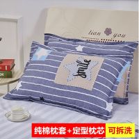 枕头套装乳胶枕套一对纯棉宿舍单号成人家用儿童枕头芯一只软抖音同款