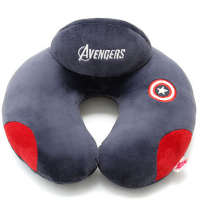 可爱卡通U型枕头学生儿童脖子颈椎保健u形枕睡觉神器旅行脖枕成人抖音同款