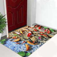 3D地垫垫进客厅卧室床边房间地毯厨房防滑垫卫生间脚垫可机洗抖音同款