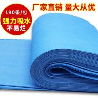 擦脚毛巾蓝色一次性毛巾足疗足浴巾加厚吸水无纺布擦脚布纸巾木桨美甲毛巾抖音同款