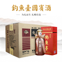 钓鱼台 老国宾酒 酱香型 53度 500ml*6瓶 整箱装
