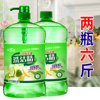 [冷水去油腻6斤]优生活 青柠檬洗洁精厨房餐具洗涤清洁剂瓜果蔬菜一洗净