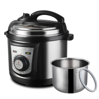 304不锈钢胆电压力锅纳丽雅升双胆德西宝家用电高压锅饭煲_5L食品304不锈钢单胆3-6人