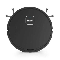 全自动充电迷你扫地机器人家用智能拖地擦地机扫吸拖三合一吸尘器 黑色升级版扫拖吸拖布毛刷