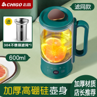 志高型养生壶家用多功能mini花茶煮茶壶器小型办公室全自动杯_绿色滤网款
