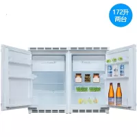 孜索冰箱嵌入式BC-86Q卧式冰箱嵌入式橱柜台下家用超薄内嵌小型矮电冰箱_BC-86Q两台