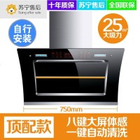 抽油烟机燃气灶套餐家用侧吸式烟机灶具套装二三件套装组合 顶配款750mm不 自动清洗 液化气