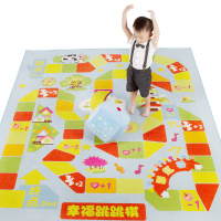 幸福跳跳棋地毯-幼儿园区角玩具早教益智中华智慧感觉统合区角玩具系列