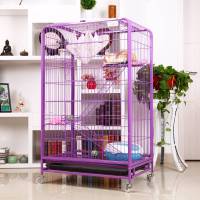 超级新品 方管猫笼大型猫 猫笼子别墅三层大二层双层 宠物笼繁殖猫咪笼