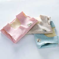 2019儿童纯棉加绒保暖背心男女宝宝婴儿春秋冬装贴身打底内衣加厚马甲