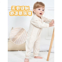 2019婴儿连体衣新生儿衣服男春秋幼儿纯棉爬服女宝宝哈衣秋冬长袖睡衣