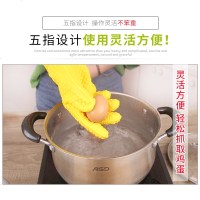 20192只厨房加厚防烫隔热硅胶手套耐高温微波炉烤箱烘焙手套防水手套