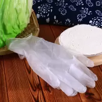 2019食品一次性PVC手套乳胶橡胶餐饮烘焙牙科家务防水防静电美容100只