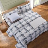 山东长绒棉床上用品四件套全棉纯棉床单被套家纺被罩1.8米床 蓝调之夜 1.8/2米床四件套(被套2*2.3米)
