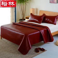 天然牛皮席子1.8m床1.5米软席硬席头层水牛皮凉席三件套真皮凉席