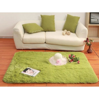 丝毛混纺地毯田园风格卧室床前地毯客厅茶几长方形地毯可定做