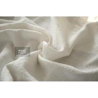 水洗麻简约现代纯色苎麻亚麻白色浅蓝色粉色麻本色餐桌布艺台盖布