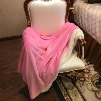 法兰绒双层加厚珊办公室午睡午休空调儿童毯子小毛毯沙发盖毯