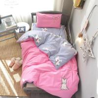 纯棉幼儿园儿童床品被罩1.2x1.5米全棉被套120x150cm单件三件套